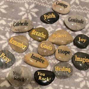 16 Saying Stones~New!